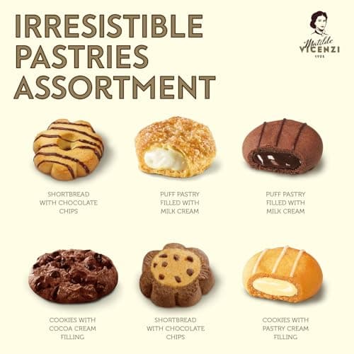 Matilde Vicenzi Pink Heart Gift Box Italian Cookies Assortment for Birthdays, Get Well and Thank you Gifting for Every Celebration - Kosher Dairy Gourmet Pastries - 32 oz (907g)