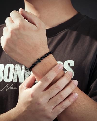 Tarsus Birthday Gifts for Men Teens, You are God's Gift to The World, 16th 18th 21st Birthday Cross Bracelet for Son Grandson Brother