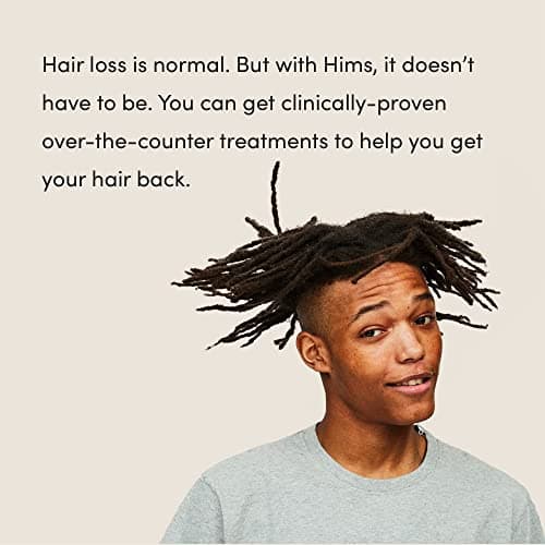 hims Thick Fix Hair Thickening Shampoo & 5% Minoxidil Treatment Foam Set - Hair Loss Treatment for Men - Moisturizing, Color Safe Shampoo & Foam - 2 Count