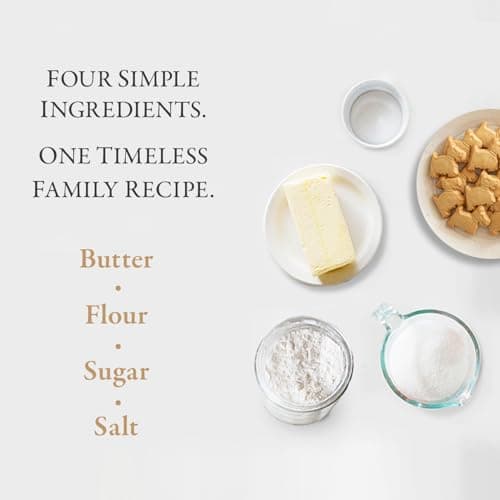 Walker’s All-Butter Mini Scottie Dog Shaped Shortbread - 51-Count Carton - Authentic Shortbread Cookies from Scotland