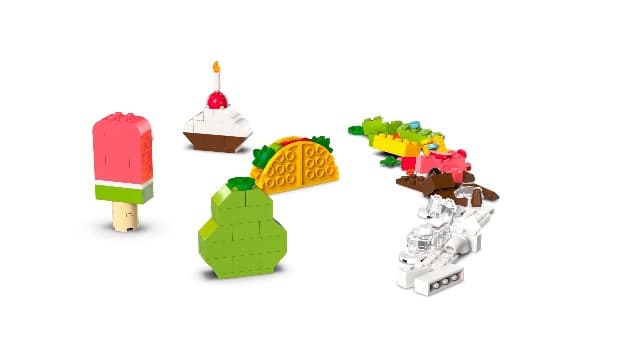LEGO Classic Creative Food Friends Building Toy Set - Pretend Play Food for Kids, Boys and Girls, Ages 4+ - Learning and Educational Toy for Preschool - Gift Idea for Birthdays - 11039