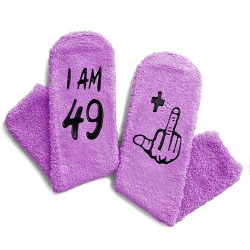 HAPPYPOP 50th Birthday Gifts Ideas - Socks for Turning 50 Year Old Friends Him Her Women Man