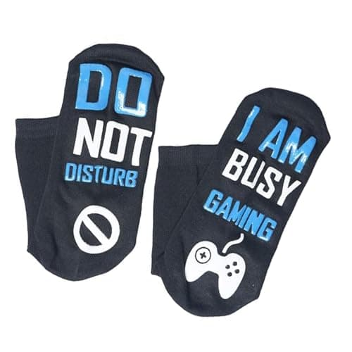 Stocking Stuffers For Men Teens-Christmas Essentials White Elephant Gifts Funny Christmas Stockings Gaming Socks