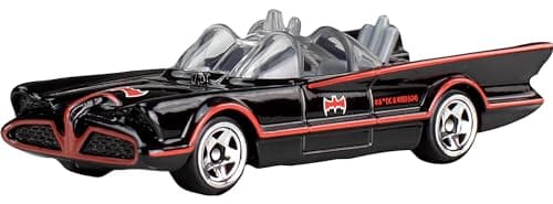 Hot Wheels 1:64 Scale Die-Cast Toy Cars, Set of 5 Batman 85th Anniversary Vehicles Featuring 5 Different Batmobile Replicas in Commemorative Packaging (Amazon Exclusive)