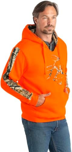 Legendary Whitetails Men's Camo Hoodie Pullover Sweatshirt Midweight V-Neck Design