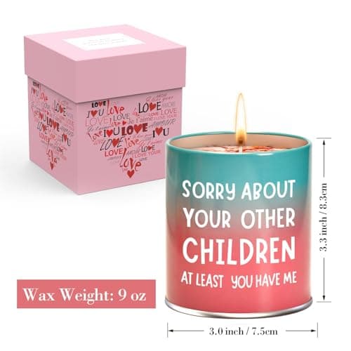 Birthday Gifts for Mom from Daughter Son Kids,Mothers Day Gifts for Mom,Funny Gift Ideas,Christmas Stocking Stuffers Galentines Day Anniversary Presents,9oz Scented Candles