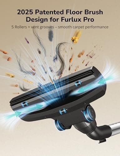 Canister Vacuum,1700W/45KPA Bagged Vacuum Cleaner,5L Large Capacity,Auto Cord Rewind,HEPA Filter,Low Noise,7.5M Cleaning Radius,Variable Power Control,Easy to Push,Hard Floor,Pet,Carpet,Upholstery,Car