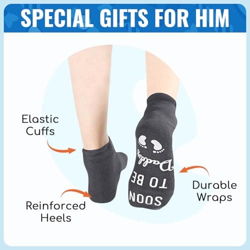 HAPPYPOP Gifts for Family Members - New Dad Gifts, Funny Dad Mom Aunt Socks
