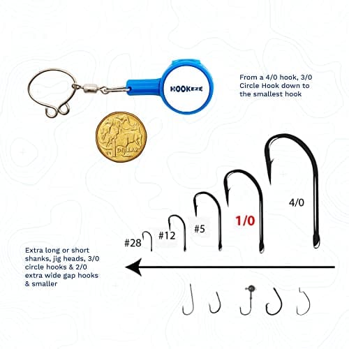HOOK-EZE Fishing Knot Tying Tool | Protect from Fish Hooks | Tie Fishing Knots Easily | Cool Gadgets for Fishermen | Ice Fly Fishing | Fishing Accessories for Beginner Anglers | Nail Knot Tool
