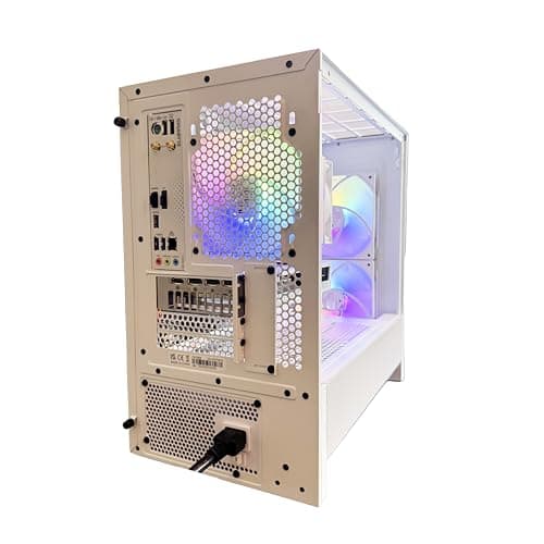 TWELF Onyx H3 Gaming PC – Core i5-13400F, RTX 5060 8GB, 16GB DDR4, 1TB NVMe SSD, WiFi 6, Windows 11 Pro – VR-Ready, White Gaming Tower + Mystery Gift Included