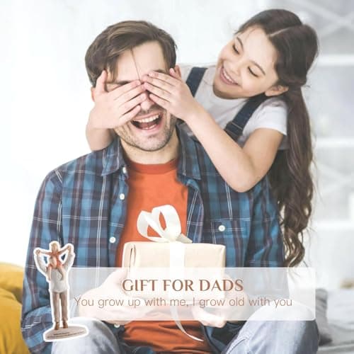 Dad Gifts from Daughter: Best Fathers Day Birthday Ideas for Dads Father of The Bride Gifts for Wedding Girl Dad Figurines Statue
