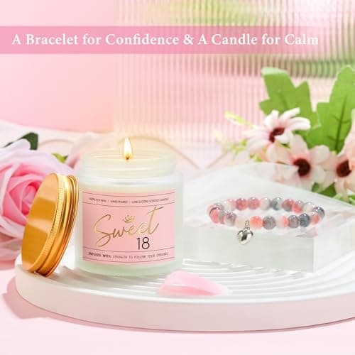 18th Birthday Gifts for Girls Trendy 18 Year Old Girl Birthday Gifts for 18 Year Old Girl Gift Ideas Unique Age 18 Gift for Female Teen Girls Her Daughter Happy 18th Decoration Presents with Tumbler