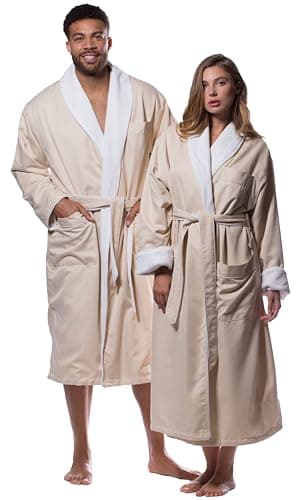 Turquaz Robes for Women - Luxury Plush Lined Bathrobe, 100% Polyester Microterry & Microfiber, Cozy & Elegant Womens Robe