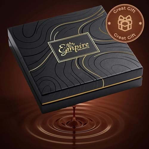 Assorted Gourmet Chocolate Gift Box - Food Gift Basket for Women and Man - Birthday, Thank You, Present Idea for Him and Her, Holiday Gifts Baskets by Empire Delights