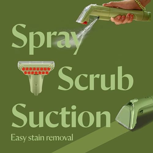 BISSELL Little Green Multi-Purpose Portable Carpet and Upholstery Cleaner, Car and Auto Detailer, with Exclusive Specialty Tools, Green, 1400B