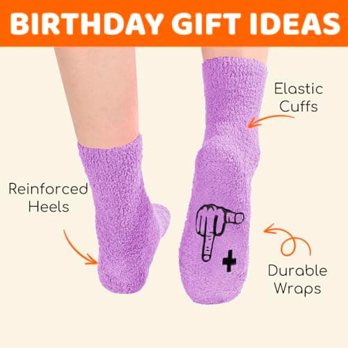HAPPYPOP 50th Birthday Gifts Ideas - Socks for Turning 50 Year Old Friends Him Her Women Man