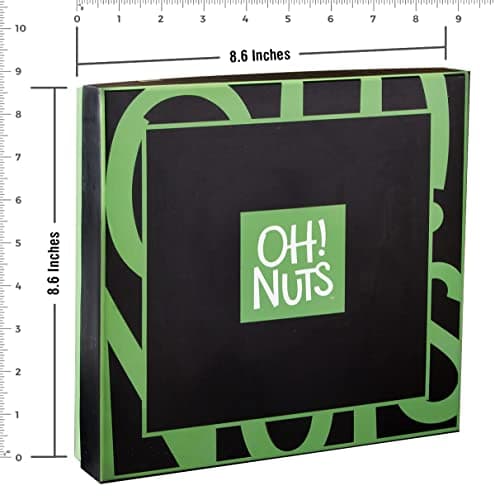 Oh! Nuts Dried Fruits and Nuts Gift Basket - Premium, Healthy Assortment of Nuts & Dried Fruits, Grown and Traditionally Crafted in the USA, Sealed Fresh in Individual Packs (Green box)