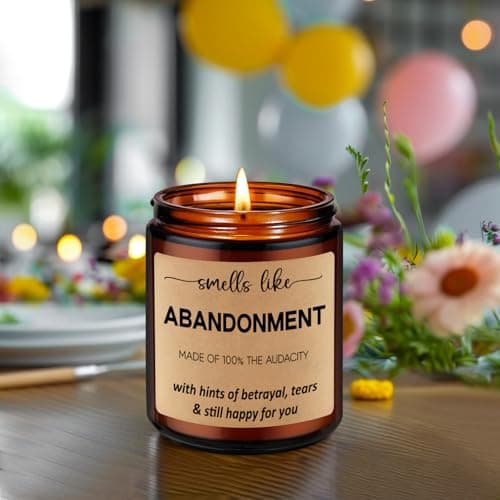 GSPY Scented Candles - Friends Moving Away, Coworker Leaving Ideas, Funny Retirement Gifts for Women, Men - Goodbye, Going Away, Farewell Gifts for Coworkers, Boss, Work Bestie, Woman, Best Friend