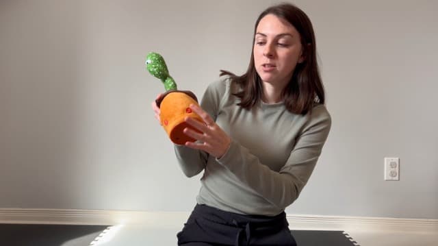 Dancing Talking Cactus Toy for Baby Toddler, Boys Girls Gifts Singing Mimicking Recording Repeating What You Say Baby Toys with 120 English Songs (Adjustable Volume)