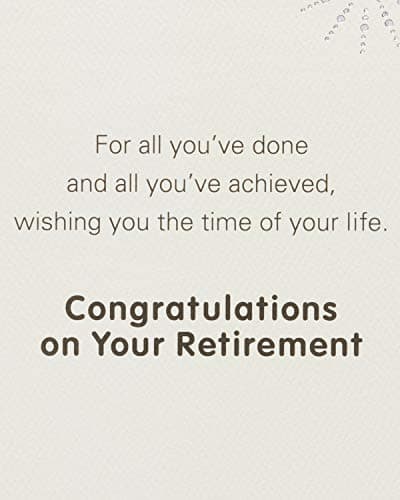 American Greetings Retirement Card (Time of Your Life)