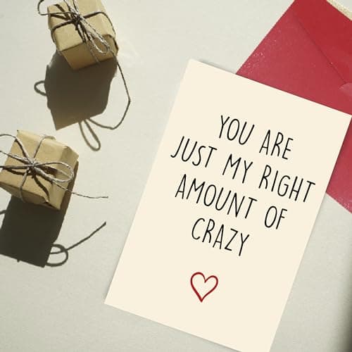 Cheerin Funny Greeting Card with Envelope - Anniversary Card - Romantic Birthday Card - Hilarious Gifts for Him Her Girlfriend Boyfriend Wife Husband