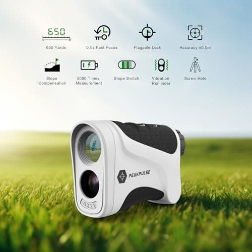 Golf Rangefinder 650/1200/1700 Yards Range Finder Golfing 6X Magnification 0.5 Yard Accuracy Flag Pin Lock Vibration Fast Focus