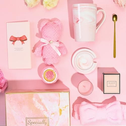 Gift for Women, Gift Baskets for Women, Gift Sets Contains 6 Gifts in Total, Fun Gifts for Her, Friends, Colleagues, Wife, Mom, Daughter, Sister, Aunt