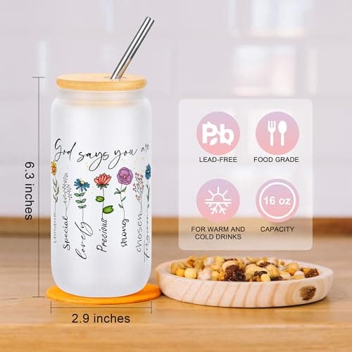 Christian Gifts for Women, Religious Faith Based Present, Best Friend Sister Mom Birthday Friendship Gifts for Women, Christmas Mothers Day Easter Thanksgiving Ideas Present