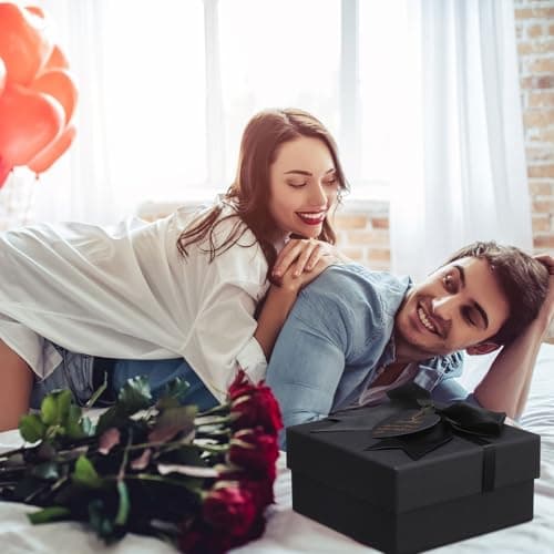 Geyoga 3pcs Groom Gift Set Wedding Gifts for Groom Include Boxer Brief Underwear Socks Wedding Gift for Husband from Bride