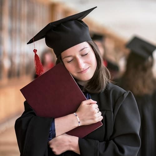 Follow Your Moonstone Bracelets, New Beginnings Graduation College Gift, Inspirational Gifts for Women, High School Graduate Gift for Best Friend or Daughter