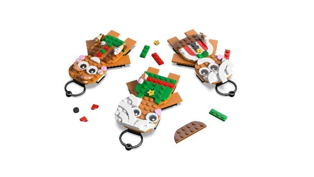 LEGO Gingerbread Ornaments - Christmas Tree Ornaments Building Set for Kids, Boys & Girls, Ages 6+ - 3 Gingerbread Decorations for Tree & Home - Gift Ideas for Kids - 40642