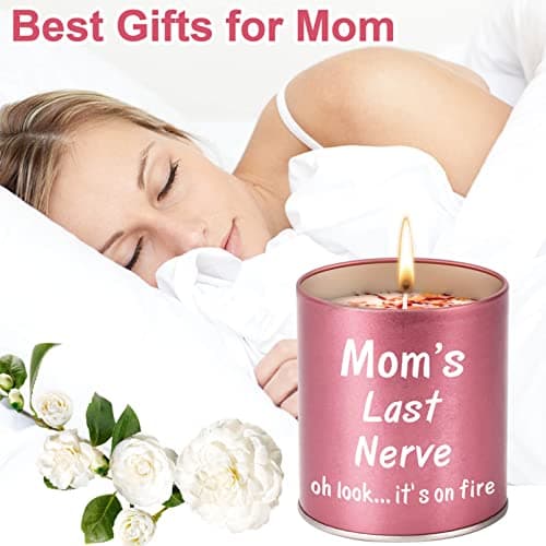Birthday Gifts for Mom from Daughter Son Kids Mothers Day Gifts Stocking Stuffers Christmas Presents Great ldeas Funny Mom Gift,9oz Scented Candles