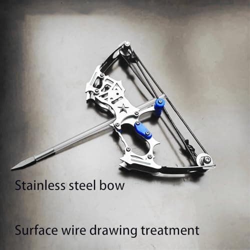 TIETHEKNOT Archery Bow Set Left and Right Hand Compound Bow Hunting Bow Metal Material Catapult RH/LH for Practice Archery