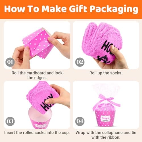 HAPPYPOP Birthday Gift Ideas - Socks for Senior Women Over 80, Best Gifts for 80 Year Olds