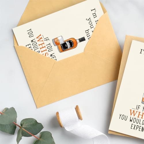 Greeting Card, Birthday Card for Husband, Men, Boyfriend, Him, Funny Gift, Happy Birthday, Premium 400gsm Cardstock