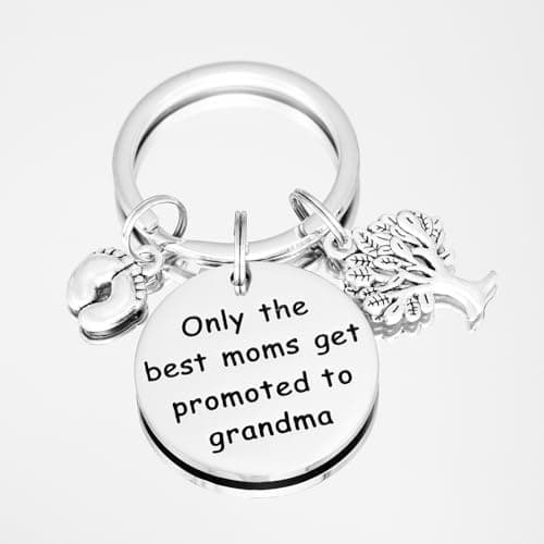 Kivosliviz New Grandma Gift Keychain Grandmother Announcement Gift First Time Grandma Gifts Key Chain