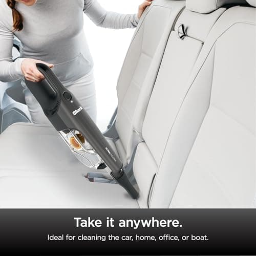 Shark UltraCyclone Pet Pro Plus Cordless Hand Vacuum, Powerful Suction, Handheld Vacuum for Car & Home, Pet Power Brush, Crevice Tool, Scrubbing Brush, XL Dust Cup, Black, CH951