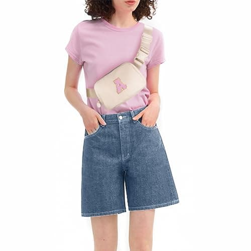 Birthday Gifts for 4 5 6 7 8 9 10 11 12 13 Year Old Girls,Graduation Gifts for Teens Kids Daughter Sister Her,Fanny Pack Crossbody Bag Belt Bag Cute Trendy Stuff | Cream,A