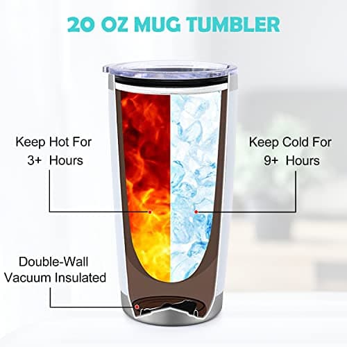 Best Teacher Appreciation Gifts,20 OZ Insulated Tumbler for Women Teacher,Unique Gift Ideas from Students - Funny Socks Thank You Basket Box for New Teachers,Christmas Gifts for Teachers
