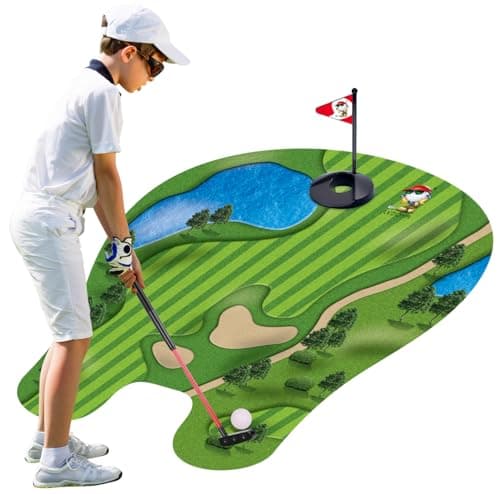 Toilet Golf, Toilet Golf Game Mini Golf - Gag Gifts for Men - Funny Dad Gifts, Funny Gifts for Men Boyfriend Brother, White Elephant Gifts for Adults