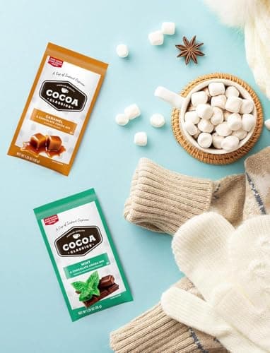 Hot Cocoa Mix Gift Set ? 30 Count, 7 Flavors | Cozy Hot Chocolate Sampler Box for Students, Coworkers, Teens, Family & Friends