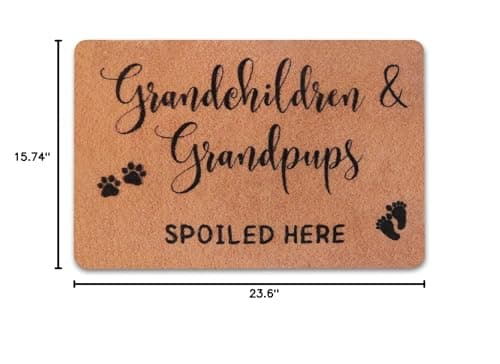 Grandma Gifts,Christmas Nana Gifts for Grandma,Gifts for Grandparents,Grandpa Gifts Birthday Gifts,Gigi Grandma Gifts from Granddaughter Grandchildren Grandson Grankids,Doormats Home Decor