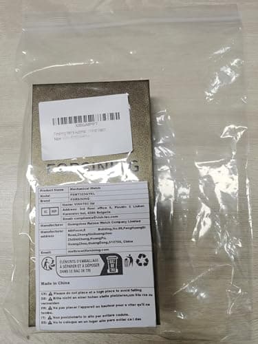 FORSINING Men's Self Winding Waterproof Automatic Stainless Steel Skeleton Tourbillon Calendar Wrist Watch