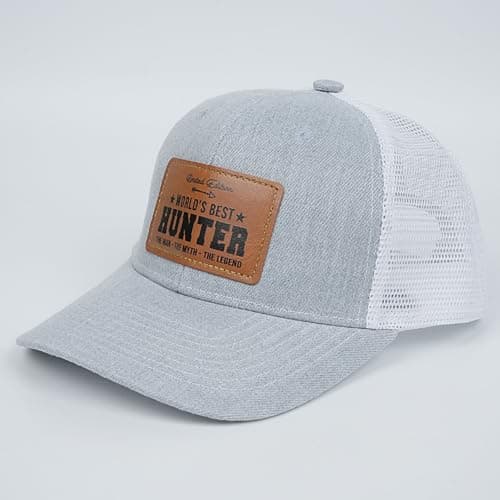 VIOZOFA Men's Hat Gifts - Men's Cap Gifts for Father's Day Christmas Birthday Gifts Trucker Hat Leather Pattern Baseball Cap