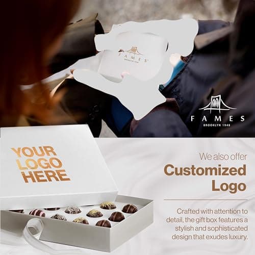 Kosher Chocolate Candy Gift Assortment - Gourmet Assorted Chocolates for Father's Day - Dark Chocolate Gift for Dad, A Thank You Gift for Teacher - Hanukkah Chocolates Gift Box.