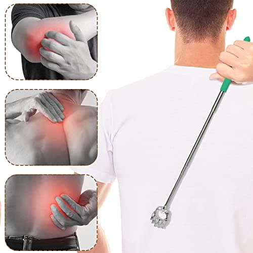 HOFASON 6 Pack Back Scratcher Fathers Day Dad Gifts, White Elephant Gifts for Adults, Stocking Stuffers for Men Women Teens, Prizes for Adults, Extendable Bulk Back Massager for Thanksgiving Birthday