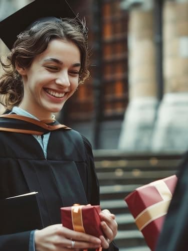 Primo Lines 2025 Graduation Gift - Handmade Crochet Emotional Support Pickle Doll with Cap, 4.73" Cute Knitted Potato Plushie, Unique Keepsake for Graduates, Friends & Anxiety Relief