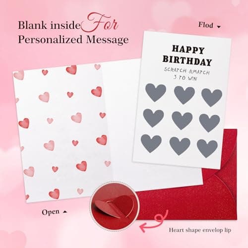 WhatSign Funny Birthday Card for Boyfriend - Husband Scratch off Birthday Card with Envelope- Hilarious and Interactive Gift for Men Women Her Him Husband Boyfriend