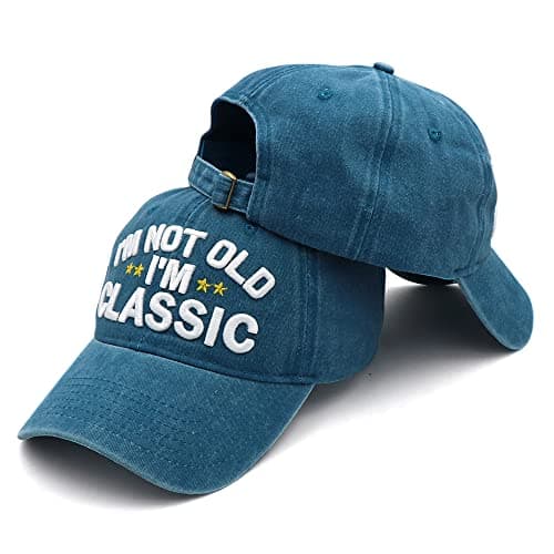 Funny Retirement or Birthday Gifts Hats for Men Women,I'm Not Old Classic Baseball Cap Gag Gifts for Dad Grandpa Old Man
