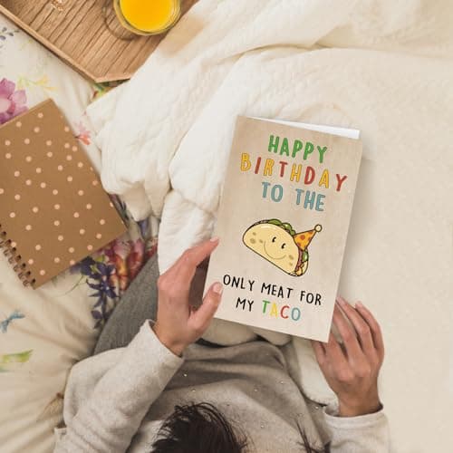 Funny Birthday Cards for Men, Birthday Gifts for Him, Romantic Husband Boyfriend Birthday Decorations Ideas